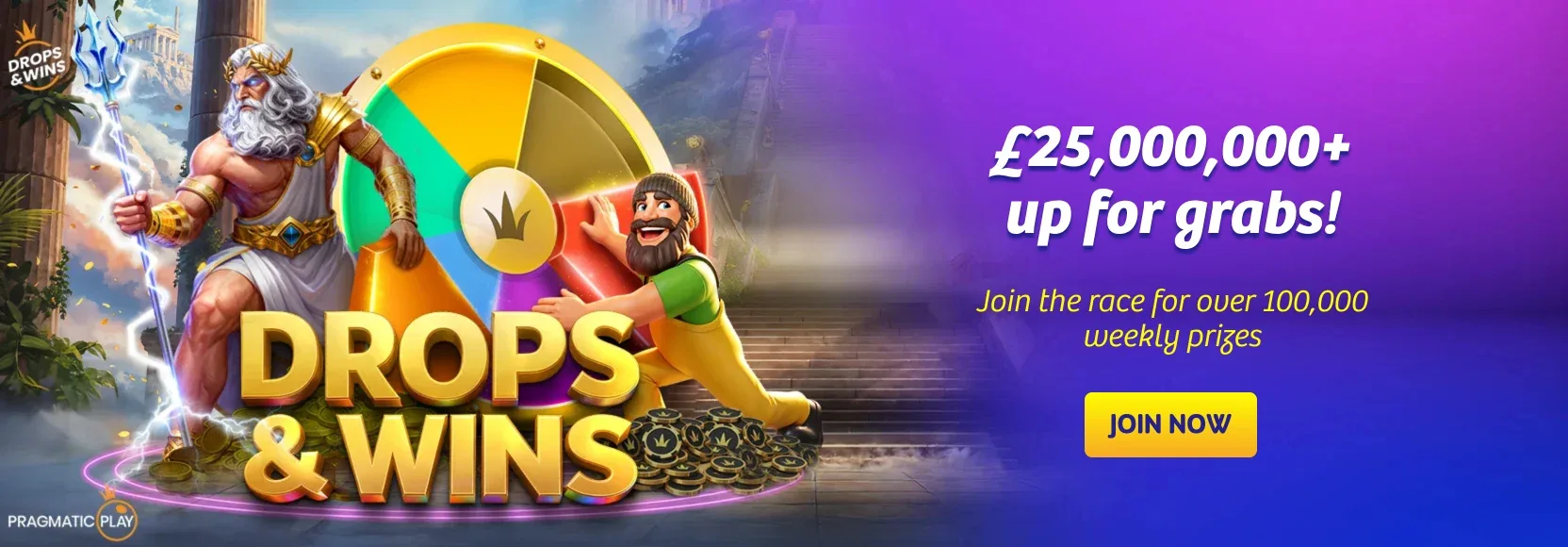 Drops & Wins — over £25,000,000 in prizes