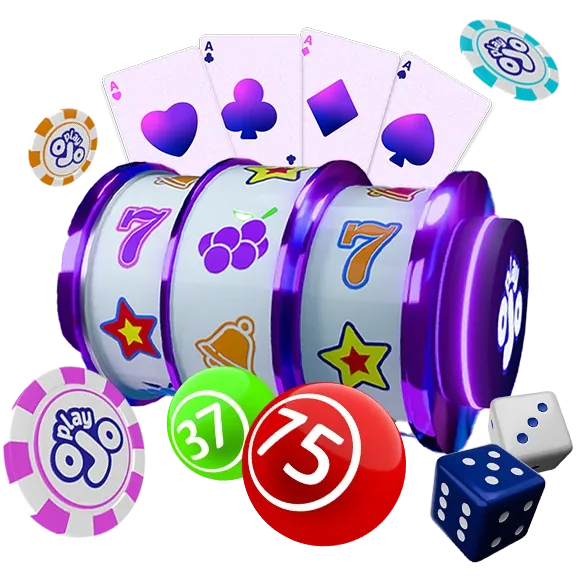 Ai Meets Casino slot machine, cards, chips and dice