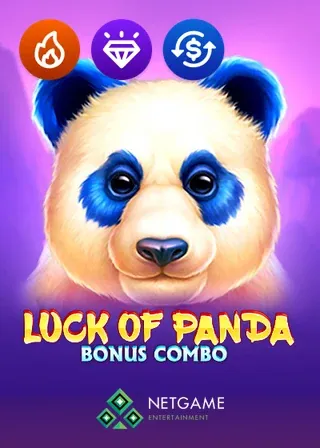 Luck of Panda Bonus Combo by Netgame slot game